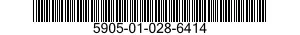 5905-01-028-6414  5905010286414 010286414