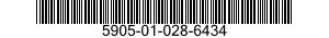 5905-01-028-6434  5905010286434 010286434