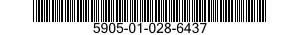 5905-01-028-6437  5905010286437 010286437