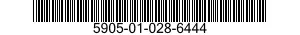 5905-01-028-6444  5905010286444 010286444