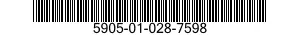 5905-01-028-7598  5905010287598 010287598