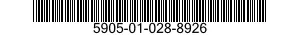 5905-01-028-8926  5905010288926 010288926