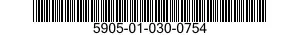 5905-01-030-0754  5905010300754 010300754