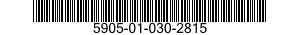 5905-01-030-2815  5905010302815 010302815