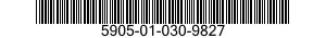 5905-01-030-9827  5905010309827 010309827