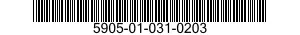 5905-01-031-0203  5905010310203 010310203