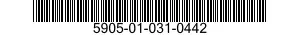 5905-01-031-0442  5905010310442 010310442