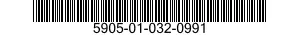 5905-01-032-0991  5905010320991 010320991