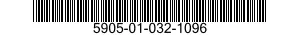 5905-01-032-1096 RESISTOR,FIXED,FILM 5905010321096 010321096