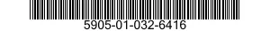 5905-01-032-6416  5905010326416 010326416