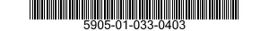 5905-01-033-0403  5905010330403 010330403