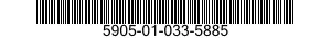 5905-01-033-5885 RESISTOR,FIXED,WIRE WOUND 5905010335885 010335885