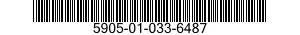 5905-01-033-6487  5905010336487 010336487