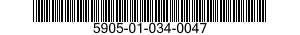 5905-01-034-0047  5905010340047 010340047