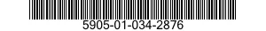 5905-01-034-2876 RESISTOR,VARIABLE,WIRE WOUND,PRECISION 5905010342876 010342876
