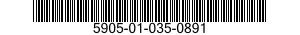 5905-01-035-0891  5905010350891 010350891