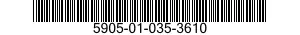5905-01-035-3610  5905010353610 010353610