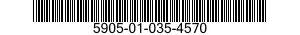 5905-01-035-4570 RESISTOR,FIXED,COMPOSITION 5905010354570 010354570
