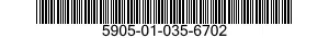 5905-01-035-6702 RESISTOR,VARIABLE,NONWIRE WOUND, 5905010356702 010356702