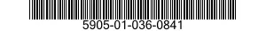 5905-01-036-0841 RESISTOR,VARIABLE,NONWIREWOUND, 5905010360841 010360841