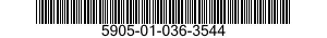 5905-01-036-3544  5905010363544 010363544