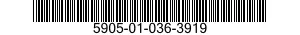 5905-01-036-3919  5905010363919 010363919
