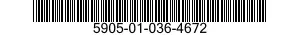 5905-01-036-4672  5905010364672 010364672