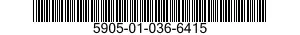 5905-01-036-6415  5905010366415 010366415
