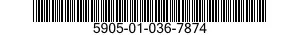 5905-01-036-7874 RESISTOR,VARIABLE,WIRE WOUND,NONPRECISIO 5905010367874 010367874