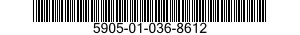 5905-01-036-8612  5905010368612 010368612