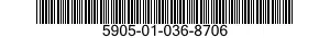 5905-01-036-8706 RESISTOR,VARIABLE,WIRE WOUND,PRECISION 5905010368706 010368706