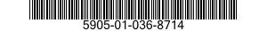 5905-01-036-8714 RESISTOR,VARIABLE,NONWIRE WOUND, 5905010368714 010368714