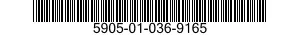 5905-01-036-9165  5905010369165 010369165