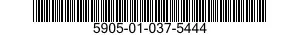 5905-01-037-5444 RESISTOR,ADJUSTABLE 5905010375444 010375444