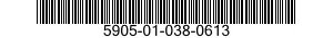 5905-01-038-0613  5905010380613 010380613