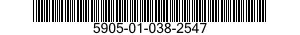5905-01-038-2547  5905010382547 010382547