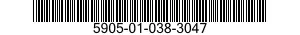 5905-01-038-3047  5905010383047 010383047