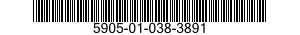 5905-01-038-3891 RESISTOR,VARIABLE,WIRE WOUND,NONPRECISION 5905010383891 010383891