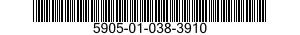 5905-01-038-3910  5905010383910 010383910