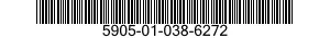 5905-01-038-6272 RESISTOR,FIXED,COMPOSITION 5905010386272 010386272