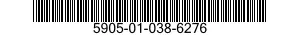 5905-01-038-6276 RESISTOR,FIXED,COMPOSITION 5905010386276 010386276