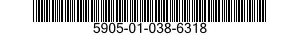 5905-01-038-6318  5905010386318 010386318