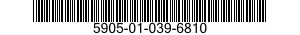5905-01-039-6810  5905010396810 010396810