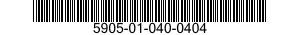 5905-01-040-0404  5905010400404 010400404