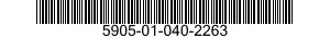5905-01-040-2263  5905010402263 010402263