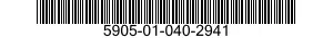 5905-01-040-2941 RESISTOR 5905010402941 010402941