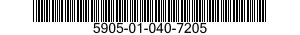 5905-01-040-7205  5905010407205 010407205