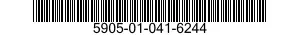 5905-01-041-6244  5905010416244 010416244