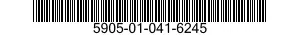 5905-01-041-6245 RESISTOR,FIXED,COMPOSITION 5905010416245 010416245