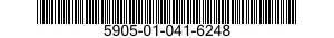 5905-01-041-6248 RESISTOR,FIXED,COMPOSITION 5905010416248 010416248